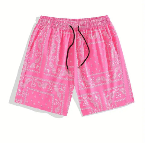 Paisley Shorts (Pink)