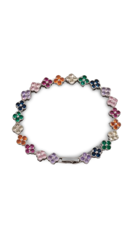 Multicolor Clover Bracelet