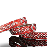 Rhinestone Belt (Red)