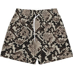 Snakeskin Mesh Shorts