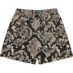 Snakeskin Mesh Shorts