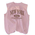 New York Muscle Tee (Pink)