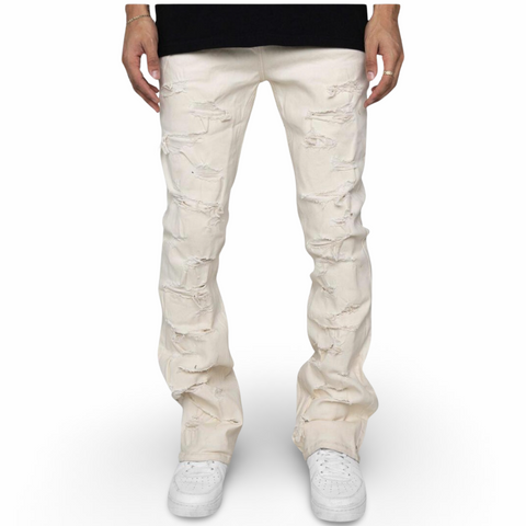 EPTM Kenny Flare Jeans (Cream)