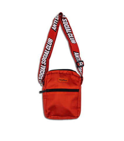 Anti Social Club Side Bag (Red)