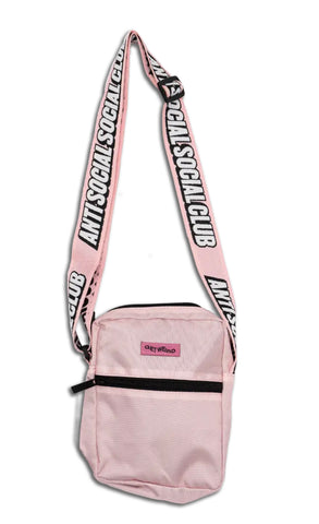 Anti Social Club Side Bag (Pink)